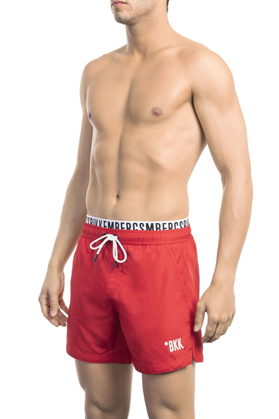 Bikkembergs Beachwear BKK1MBS03 Barva: červená, Velikost: XL
