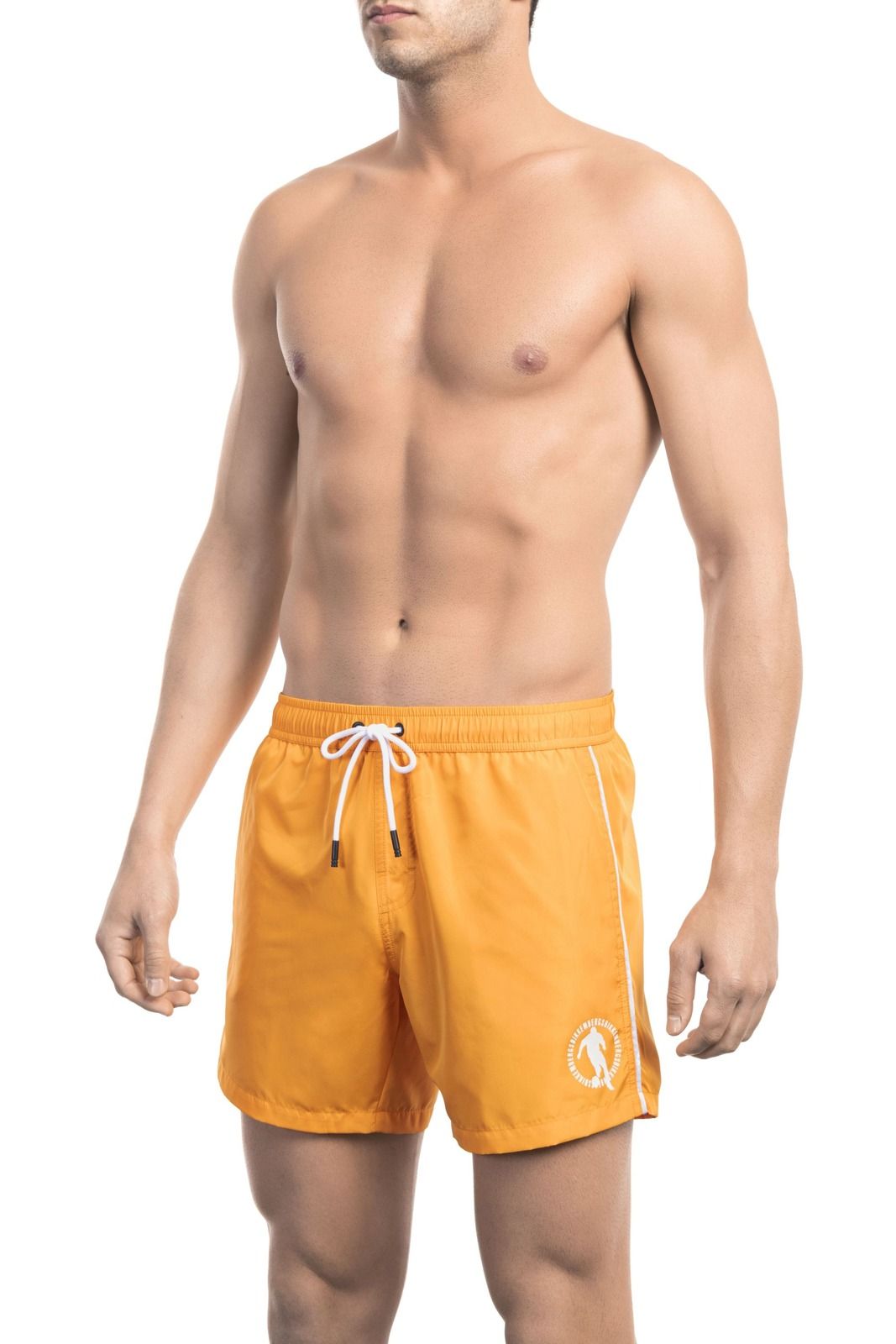 Bikkembergs Beachwear BKK1MBS05 Barva: oranžová, Velikost: L