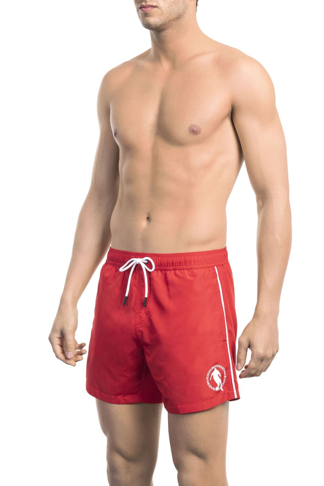 Bikkembergs Beachwear BKK1MBS05 Barva: červená, Velikost: XL