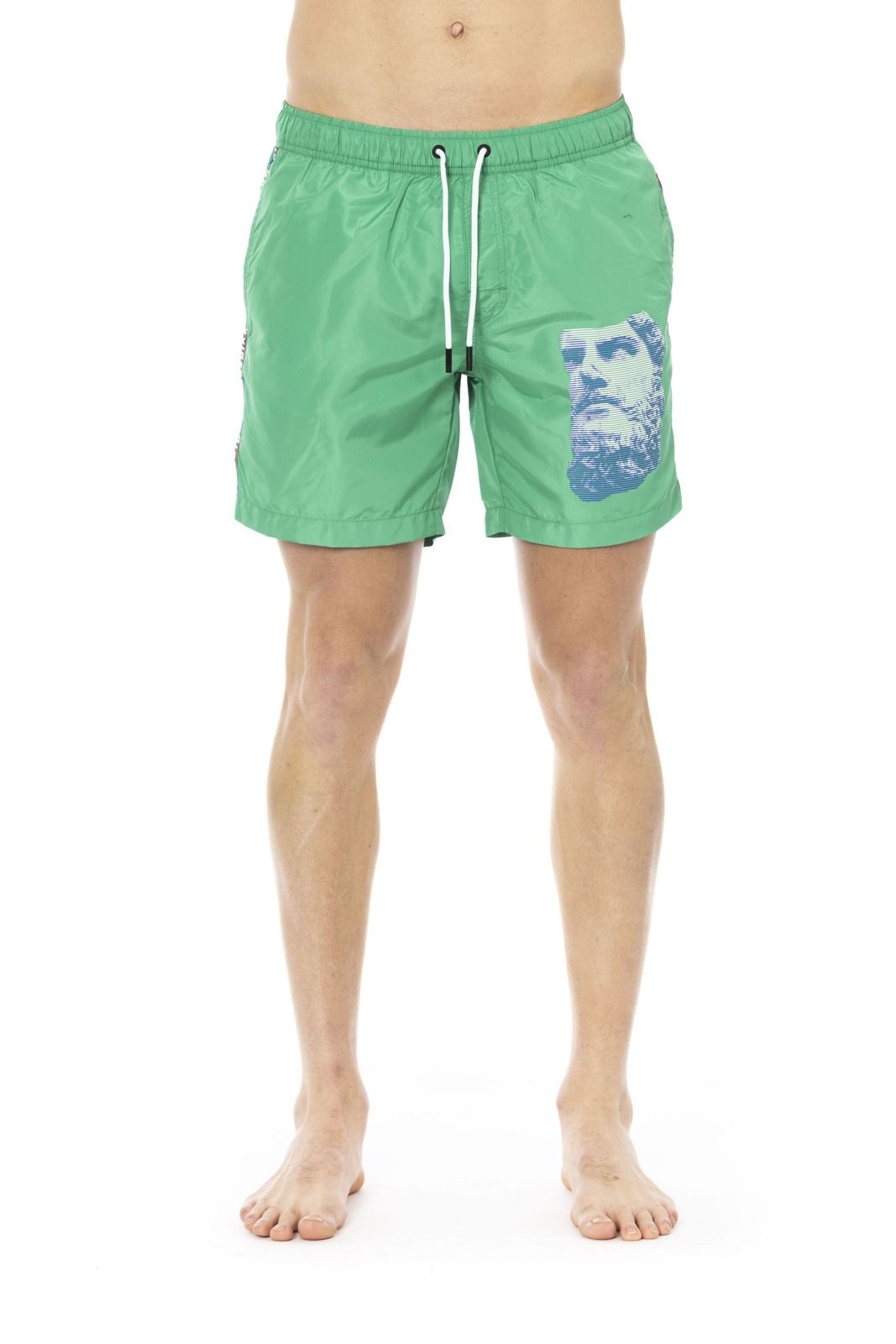 Bikkembergs Beachwear BKK1MBM13 Barva: zelená, Velikost: L