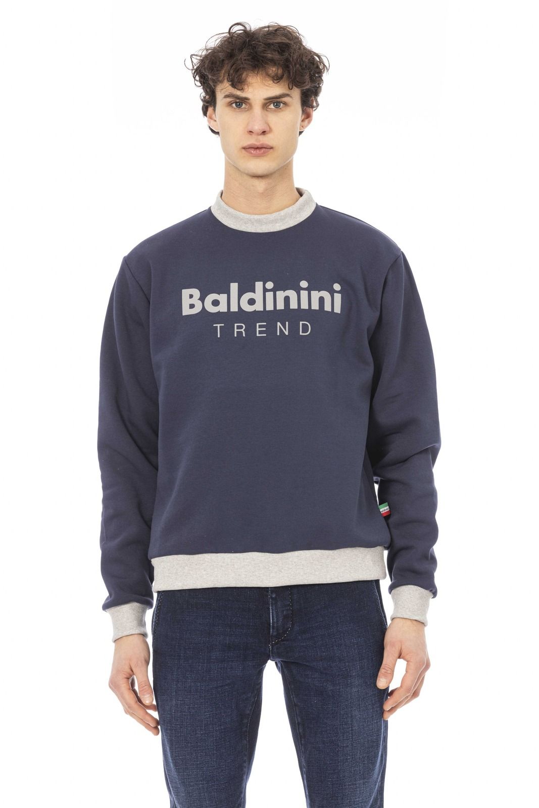 Pánská mikina Baldinini Trend 6510141F_COMO Barva: Modrá, Velikost: XL