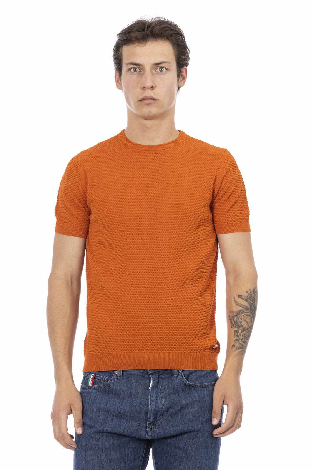 Pánská mikina Baldinini Trend 6061_ROVIGO Barva: oranžová, Velikost: XXL