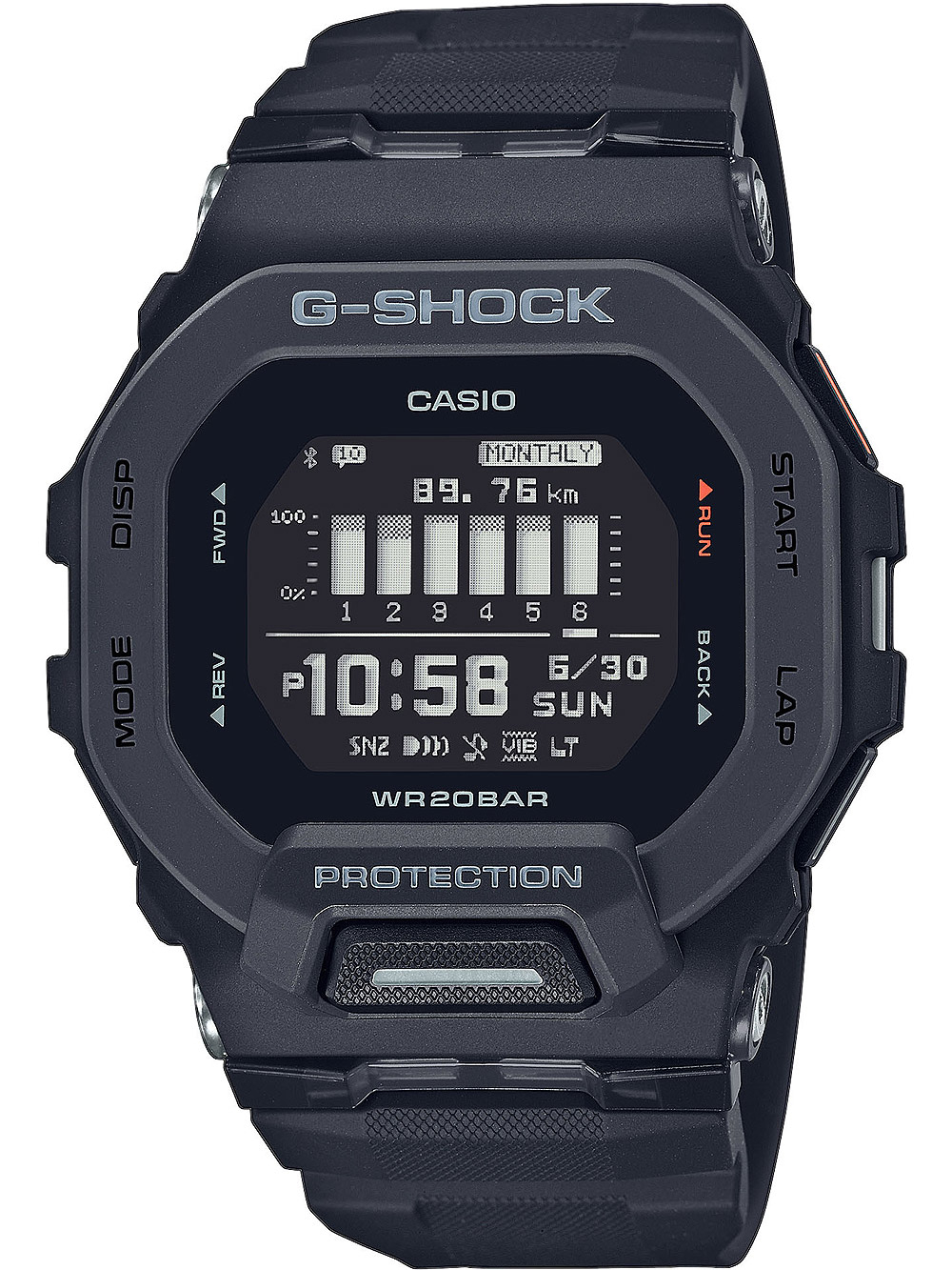Pánské hodinky Casio GBD-200-1ER G-Shock Mens Watch 44mm 20ATM