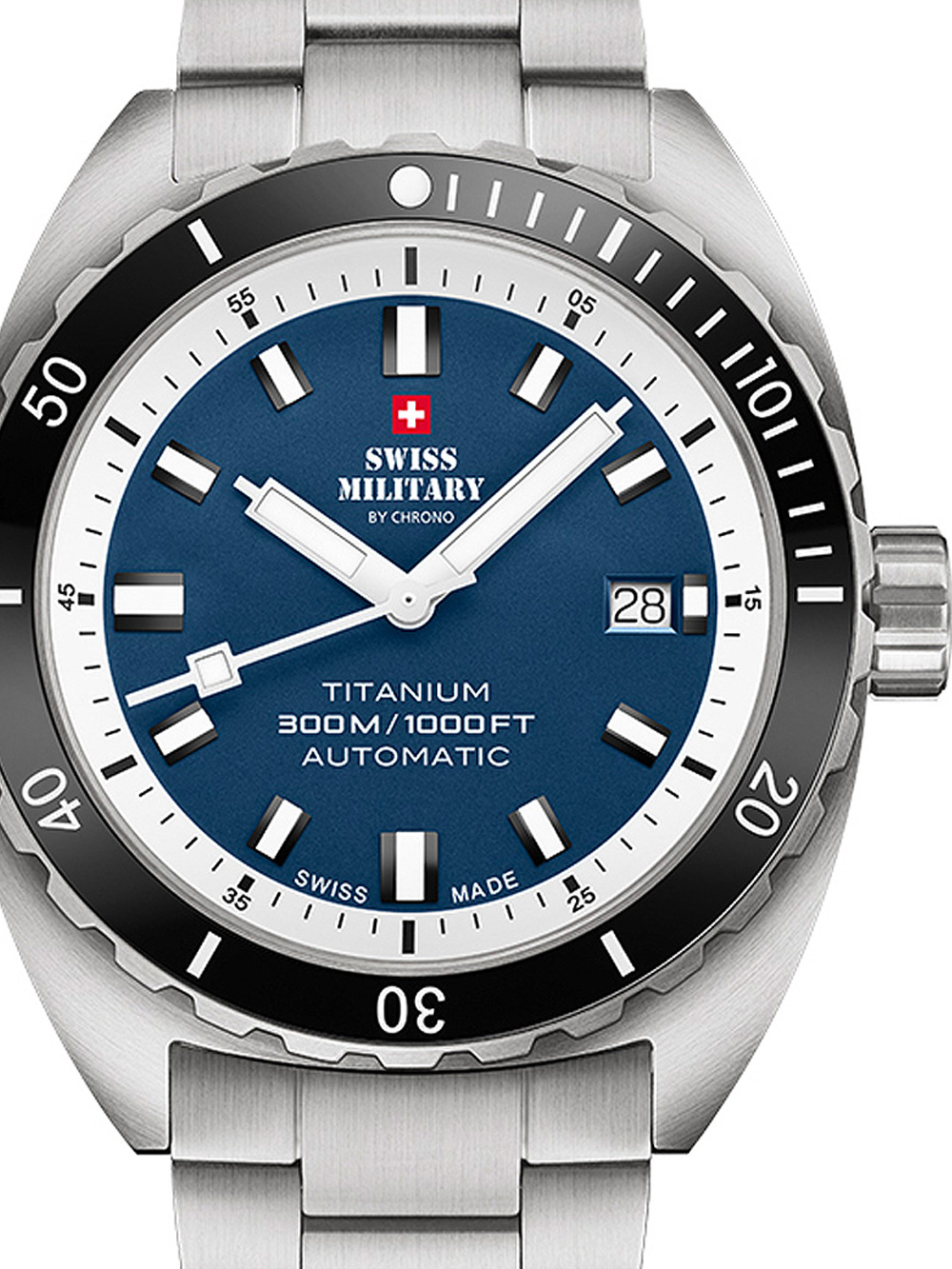 Pánské hodinky Swiss Military SMA34100.03 Diver Titanium