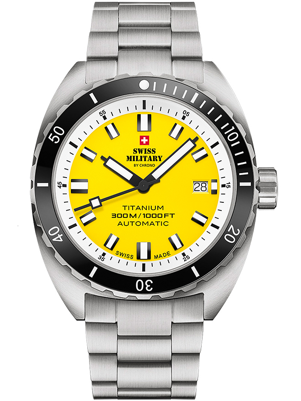 Pánské hodinky Swiss Military SMA34100.05 Diver Titanium