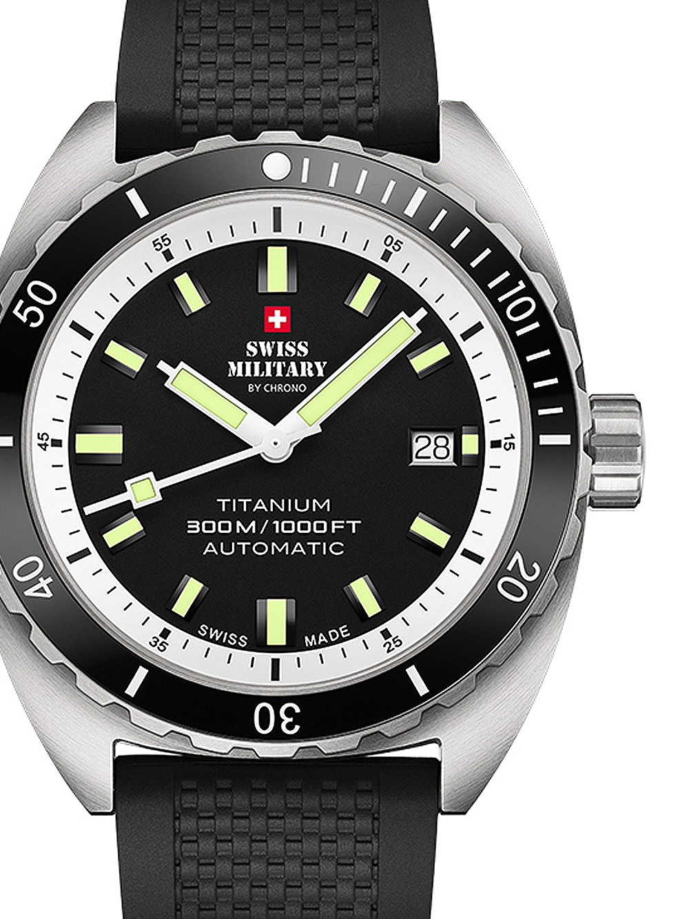 Pánské hodinky Swiss Military SMA34100.07 Diver Titanium