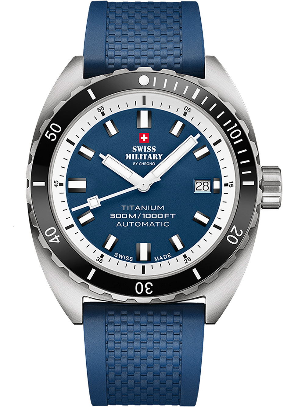 Pánské hodinky Swiss Military SMA34100.09 Diver Titanium