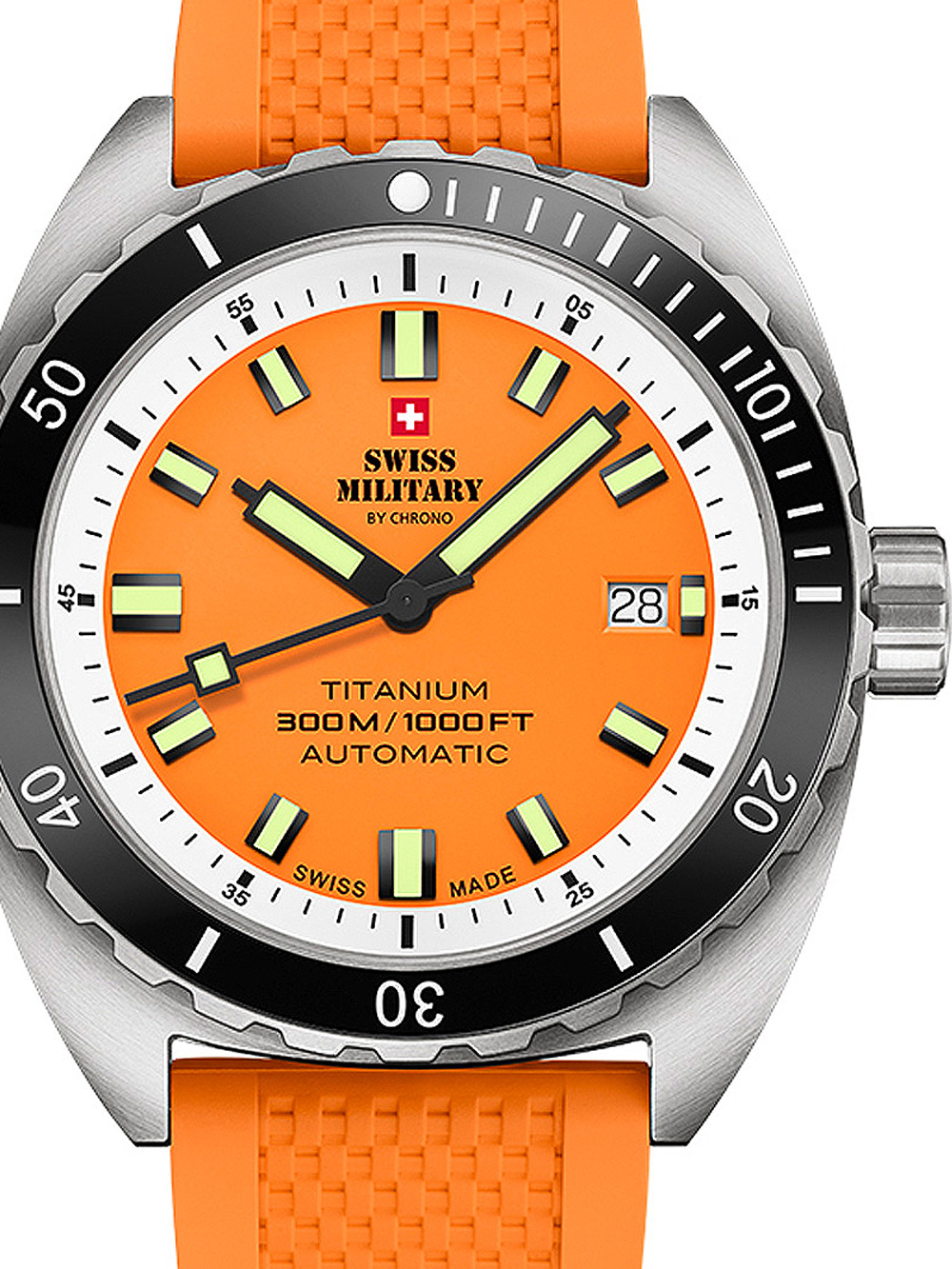 Pánské hodinky Swiss Military SMA34100.10 Diver Titanium