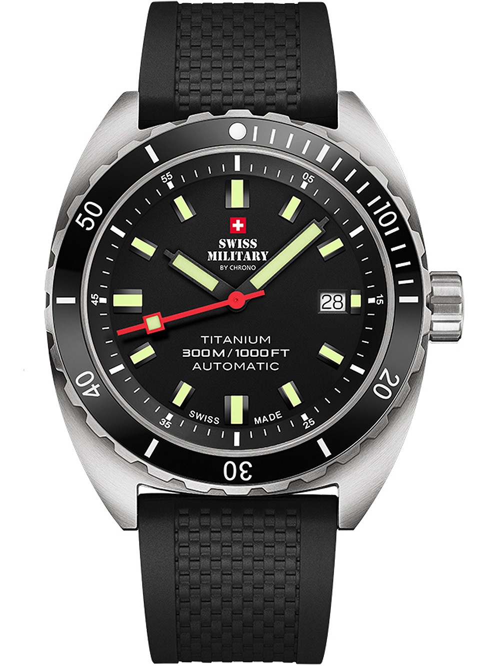 Pánské hodinky Swiss Military SMA34100.06 Diver Titanium