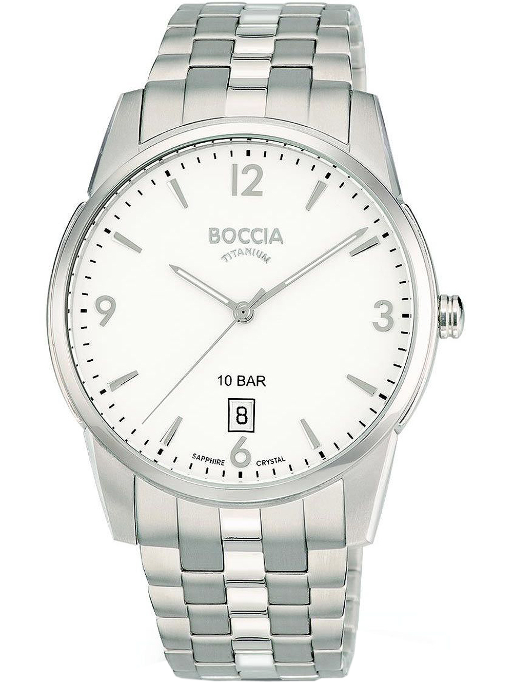 Pánské hodinky Boccia 3632-01 Men`s Watch Titanium 40mm 10ATM