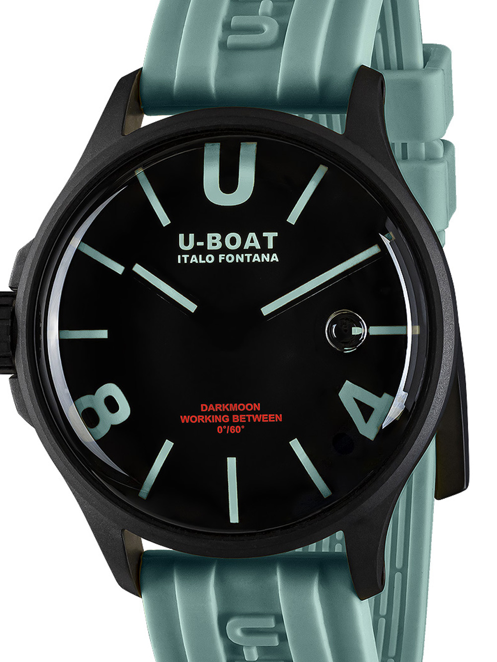 Pánské hodinky U-Boat 9526 Darkmoon Aqua IPB Mens Watch 44mm 5ATM