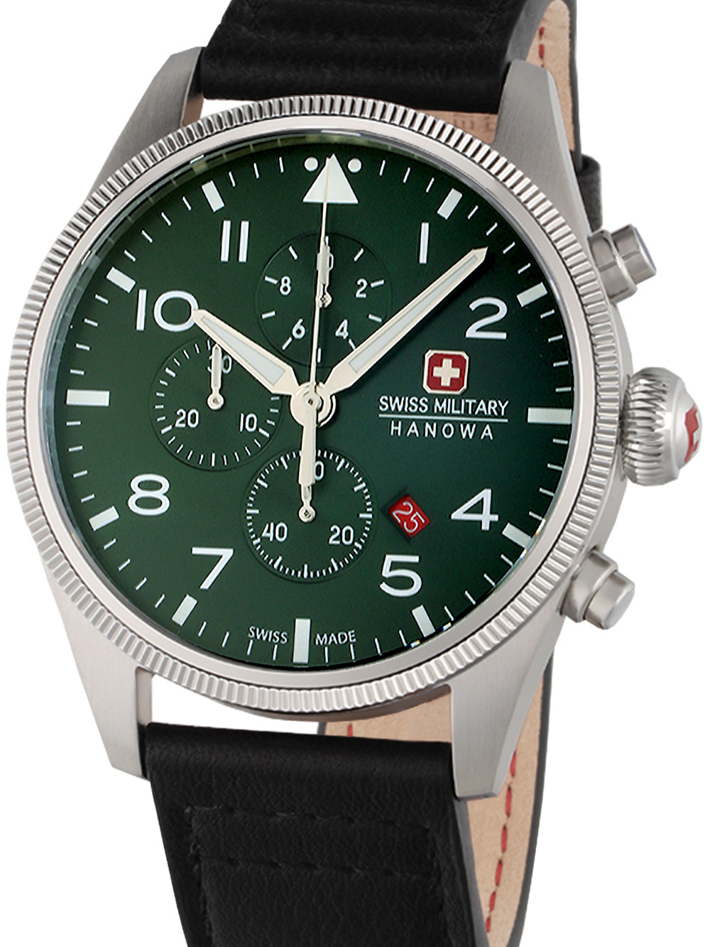 Pánské hodinky Swiss Military Hanowa SMWGC0000405 Thunderbolt Chronograph Mens Watch 43mm 10ATM
