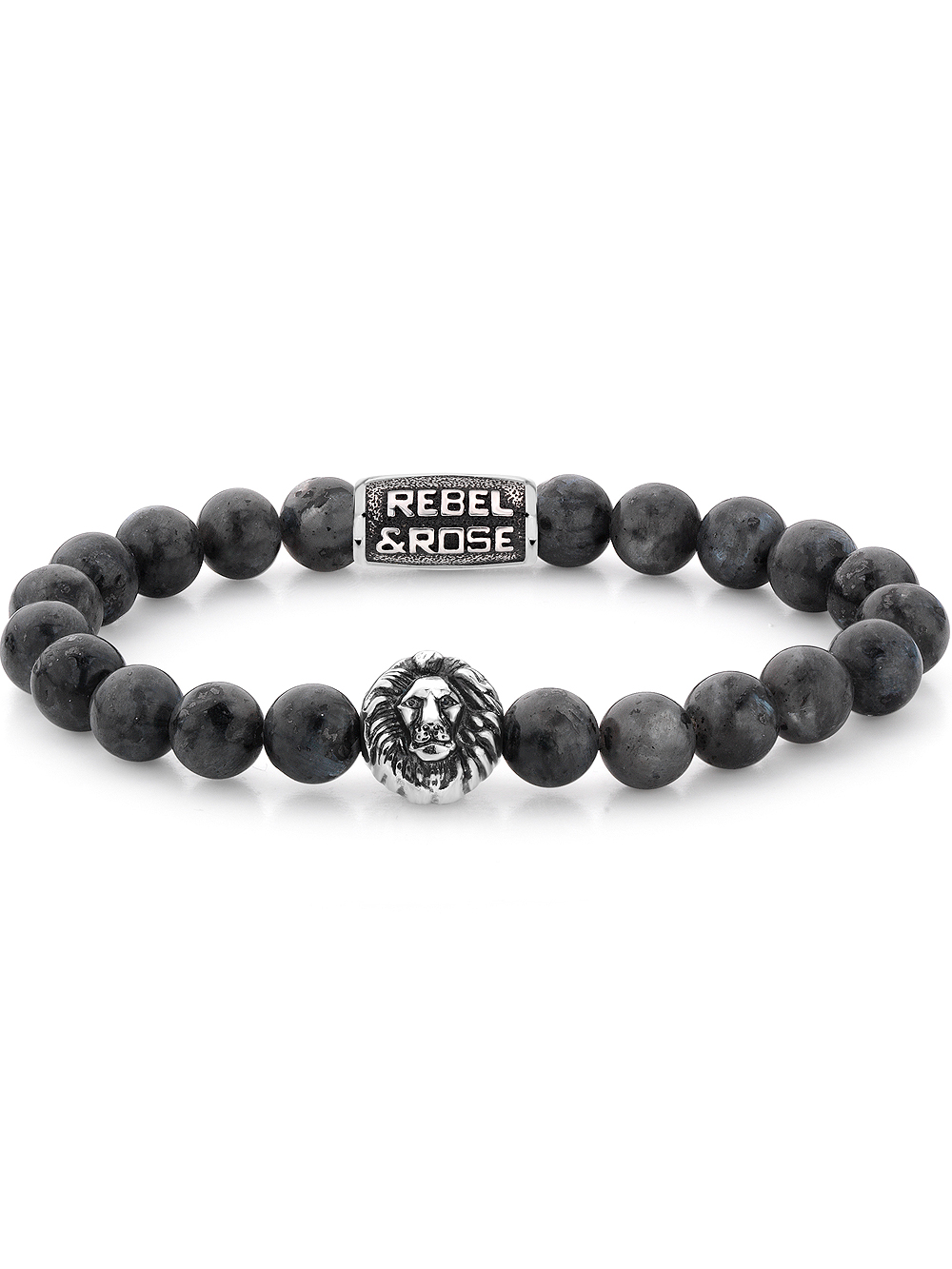 Rebel & Rose Bracelet Grey Seduction RR-8L025-S-M mens