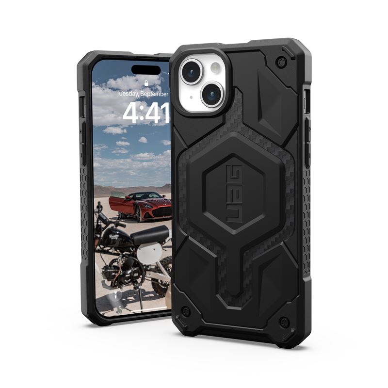 UAG Monarch Pro MagSafe, carbon fiber - iPhone 15 Plus
