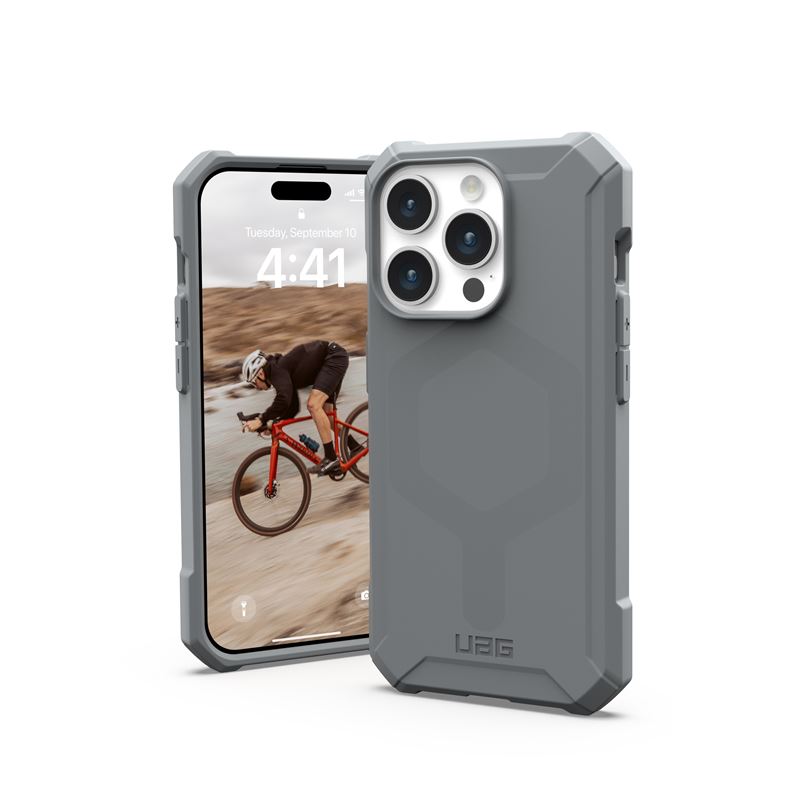 UAG Essential Armor MagSafe, silver - iPhone 15 Pro