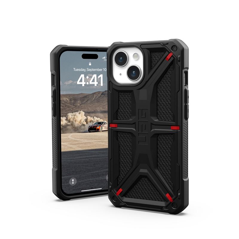 UAG Monarch, kevlar black - iPhone 15