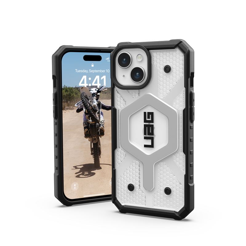 UAG Pathfinder MagSafe, ice - iPhone 15