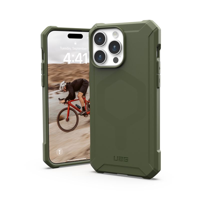 UAG Essential Armor MagSafe, olive drab - iPhone 15 Pro Max