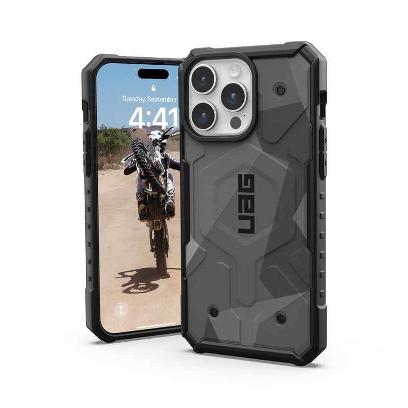 UAG Pathfinder SE MagSafe, geo camo - iPhone 15 Pro Max