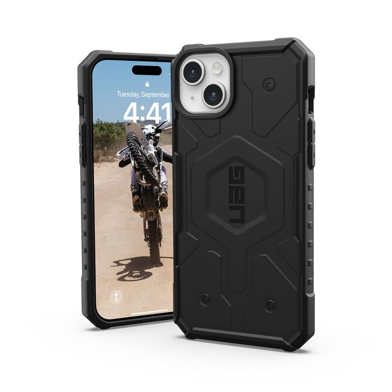 UAG Pathfinder MagSafe, black - iPhone 15 Plus