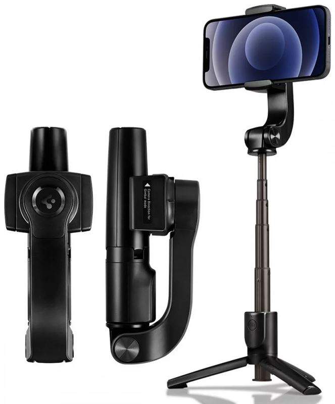 Spigen Gimbal SelfieStick S610W Tripod, black