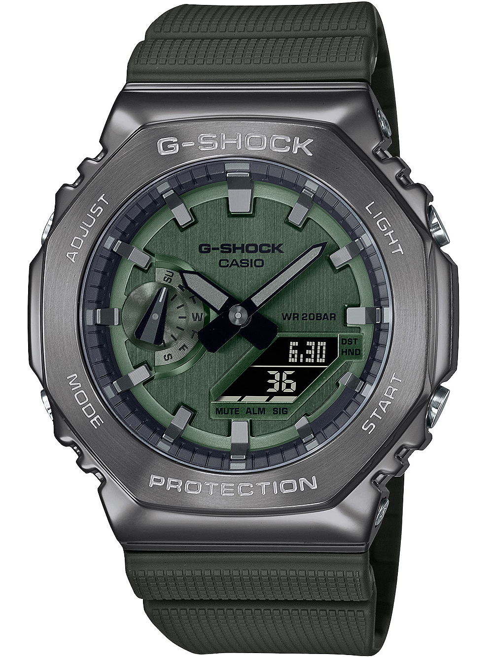 Pánské hodinky Casio GM-2100B-3AER G-Shock Men`s 44mm 20ATM