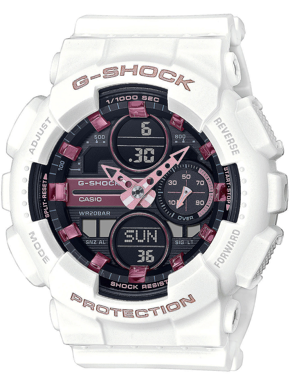 Pánské hodinky Casio GMA-S140M-7AER G-Shock Men`s 46mm 20ATM