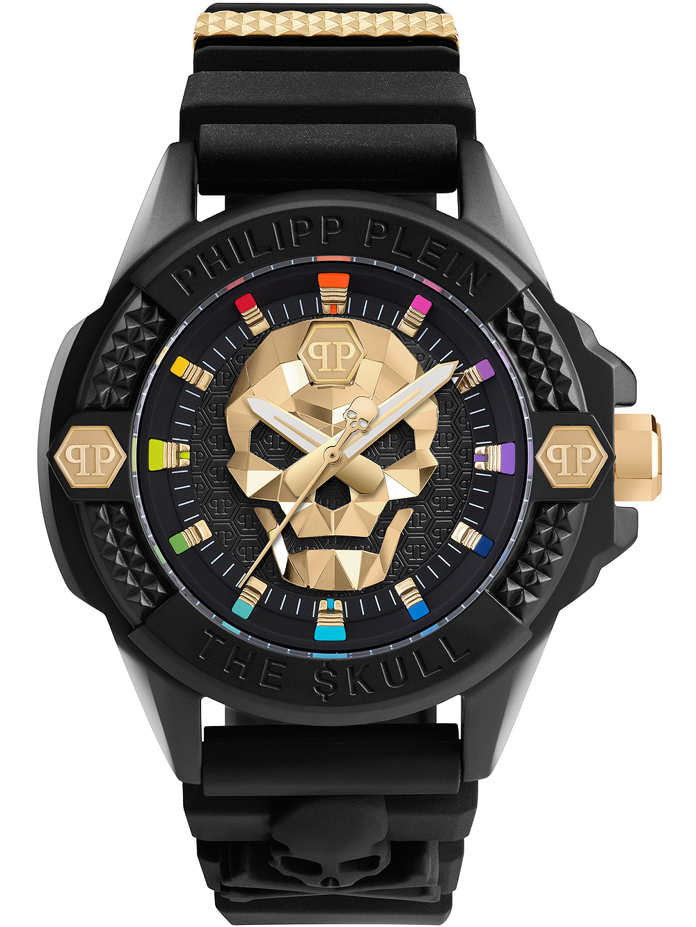 Pánské hodinky Philipp Plein PWUBA0223 The $kull Ecoceramic Mens Watch 44mm 5ATM