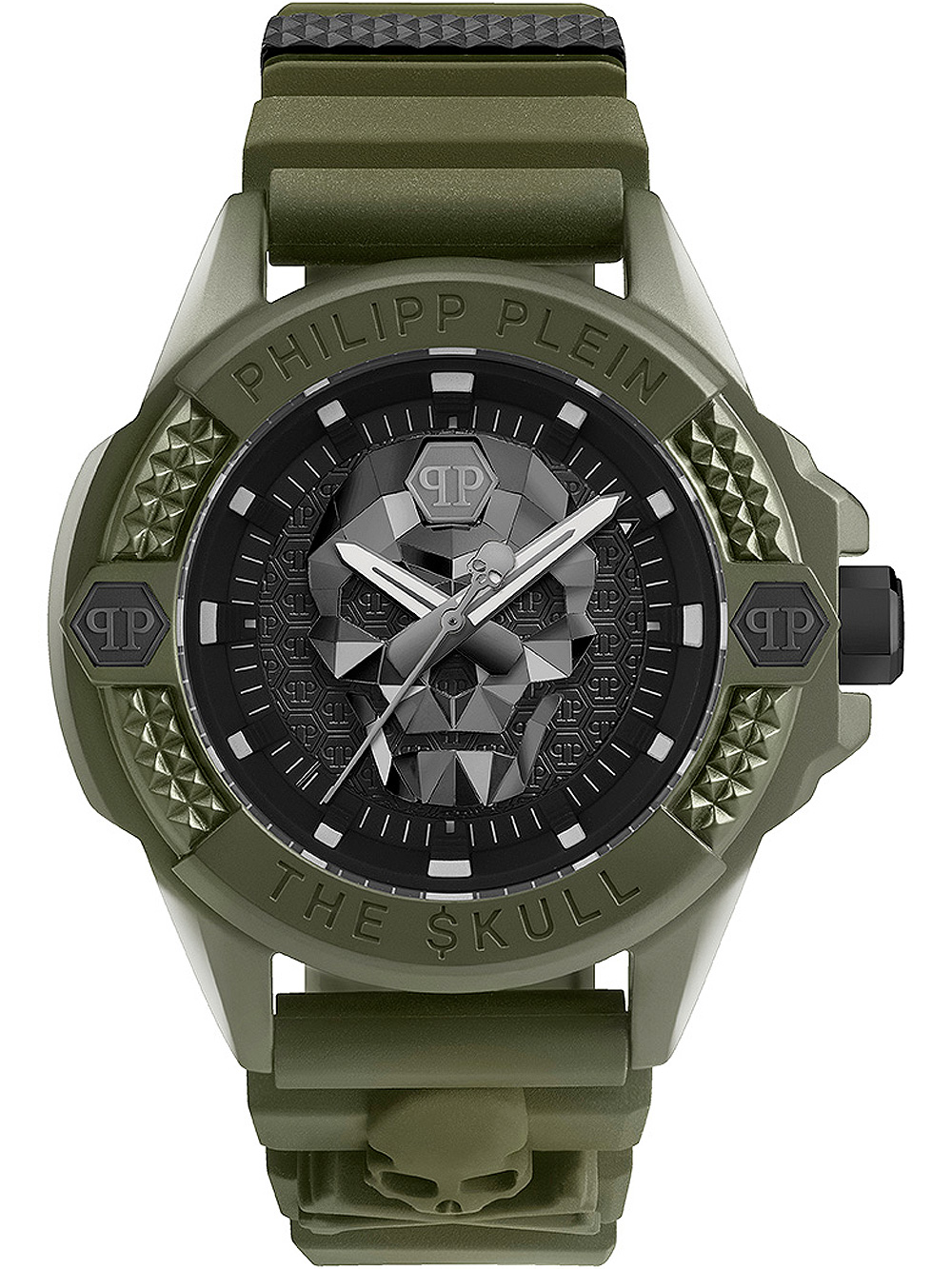 Pánské hodinky Philipp Plein PWUBA0423 The $kull Ecoceramic Mens Watch 44mm 5ATM
