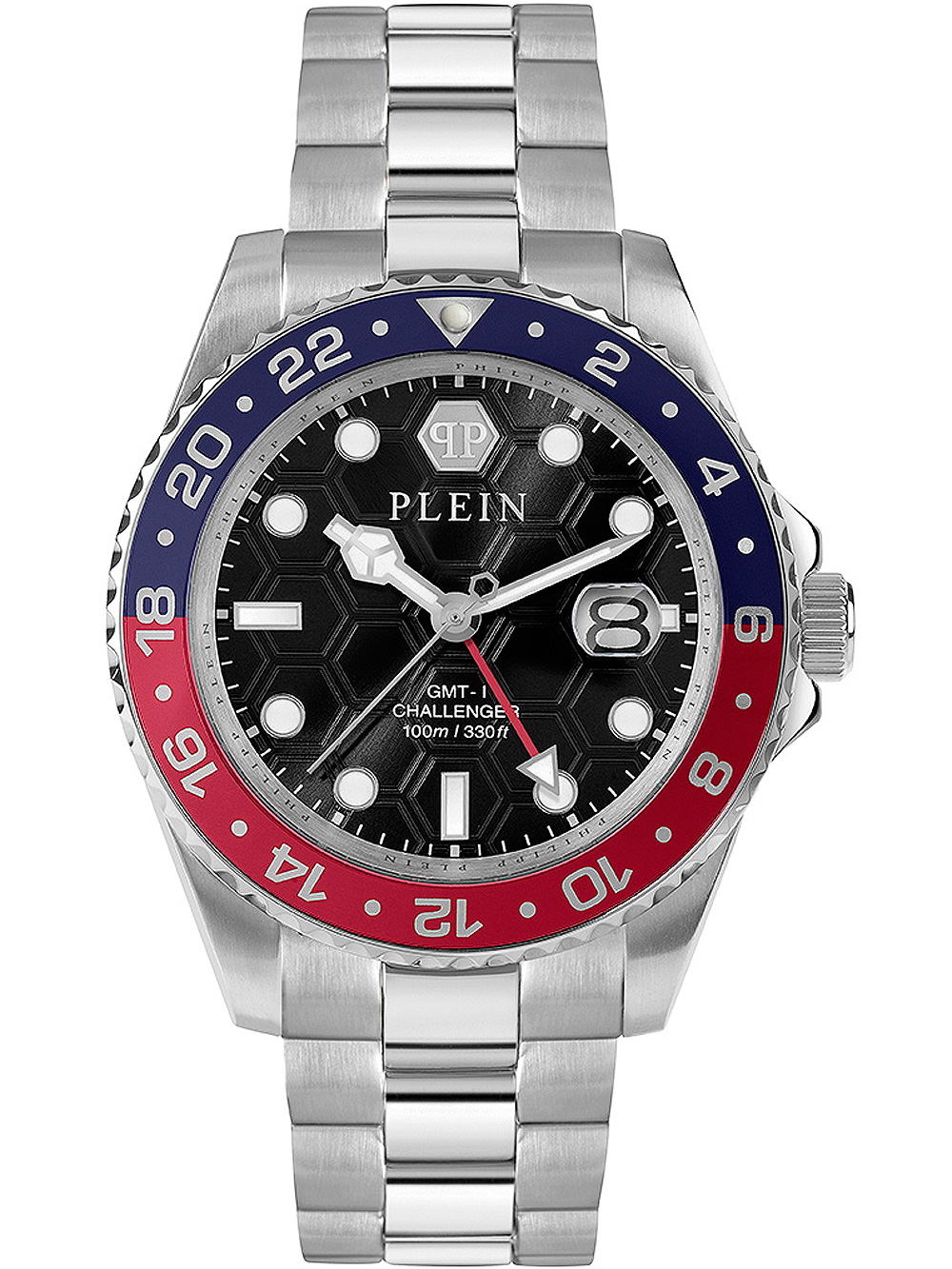 Pánské hodinky Philipp Plein PWYBA0223 Hyper $port GMT Mens Watch 44mm 10ATM