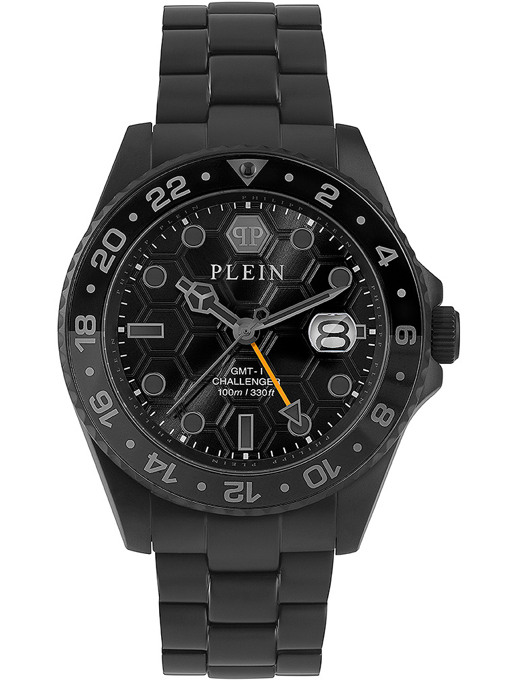 Pánské hodinky Philipp Plein PWYBA0923 Hyper $port GMT Mens Watch 44mm 10ATM