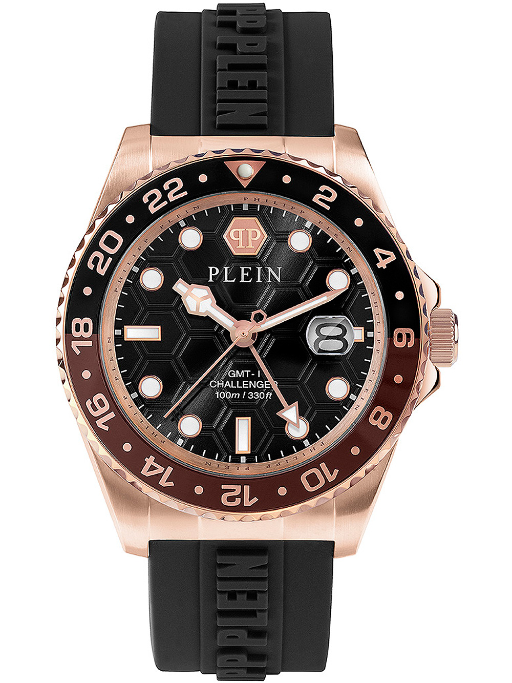 Pánské hodinky Philipp Plein PWYBA0523 Hyper $port GMT Mens Watch 44mm 10ATM