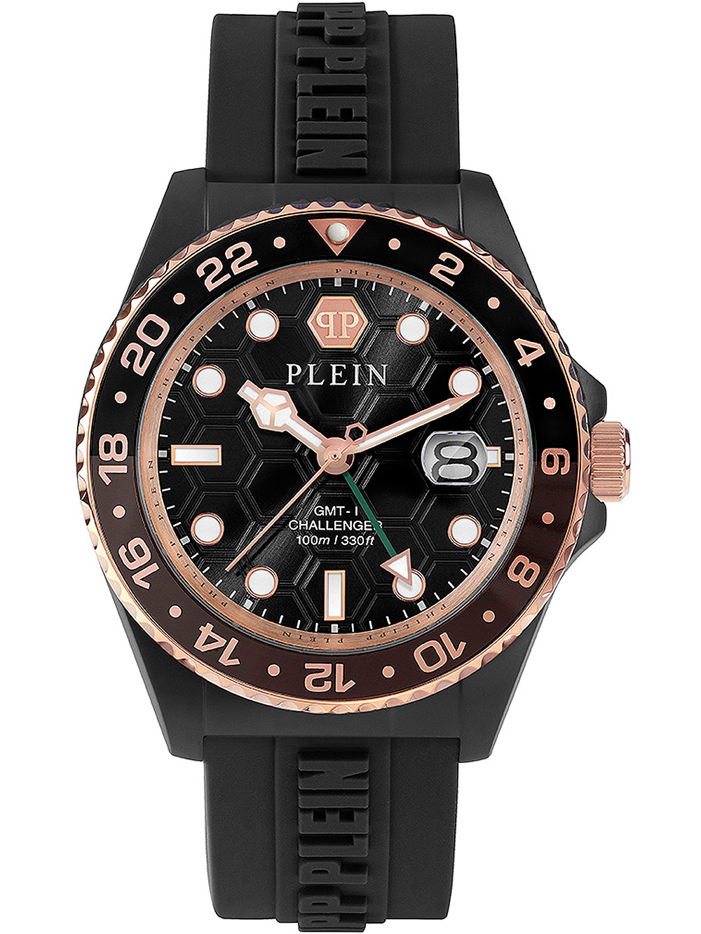 Pánské hodinky Philipp Plein PWYBA0823 Hyper $port GMT Mens Watch 44mm 10ATM
