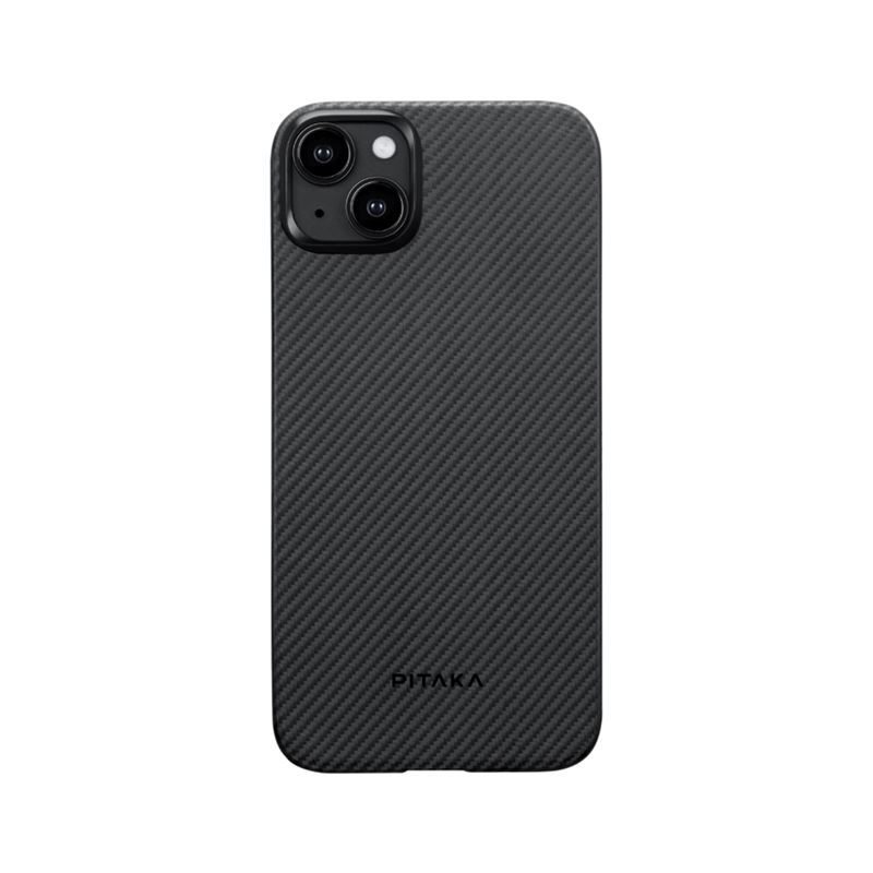 Pitaka MagEZ 4 600D case, black/grey twill - iPhone 15 Plus