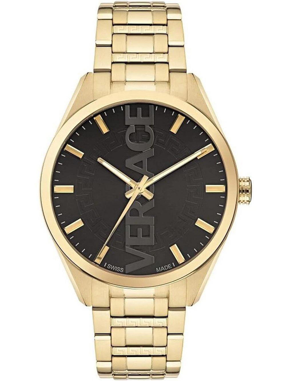 Pánské hodinky Versace VE3H00622 V-Vertical Mens Watch 42mm 5ATM