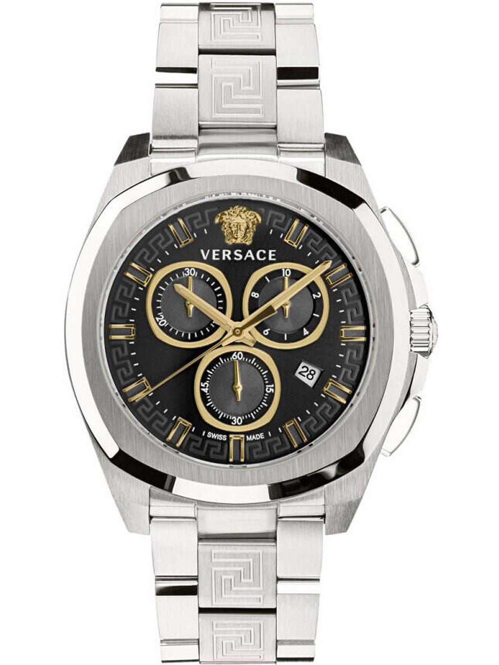 Pánské hodinky Versace VE7CA0723 New Chronograph Geo Mens Watch 43mm 5ATM