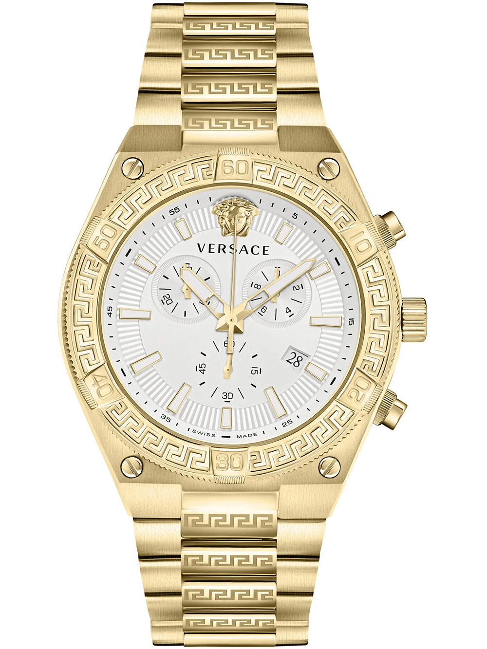 Pánské hodinky Versace VESO00822 Greca Sporty Chronograph Mens Watch 46mm 5ATM