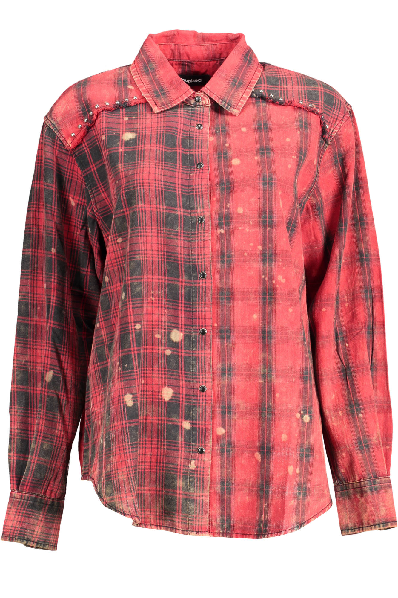 Dámská košile DESIGUAL 22WWCW10 Barva: červená, Velikost: XL