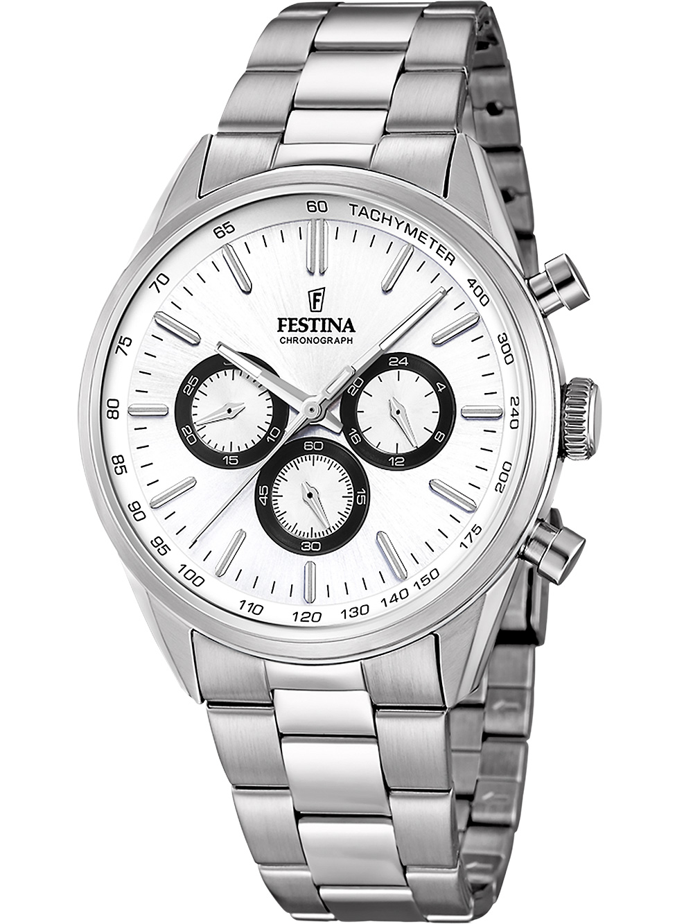 Pánské hodinky Festina F16820/Q Chronograph Mens Watch 44mm 5ATM