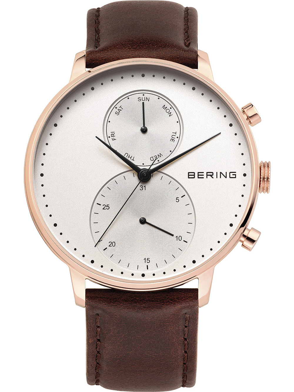 Pánské hodinky Bering 13242-564 Classic Mens Watch 42mm 3ATM