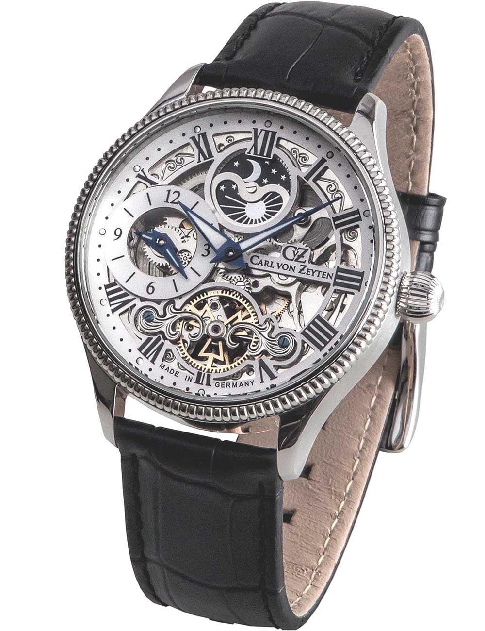Pánské hodinky Carl von Zeyten CVZ0034WHS Kimbach