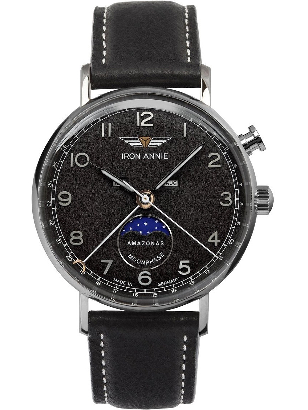 Pánské hodinky Iron Annie 5976-2 Amazonas Moon Phase Quartz 41 mm