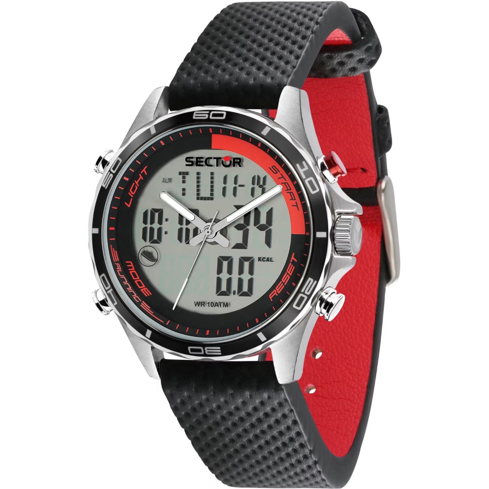 Pánské hodinky Sector R3271615001 Master Ana-Digi Mens Watch 45mm 10ATM