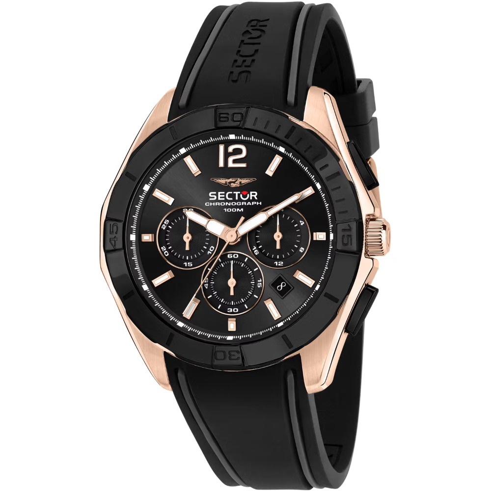 Pánské hodinky Sector R3271636001 Mens Watch Chronograph 42mm 10ATM