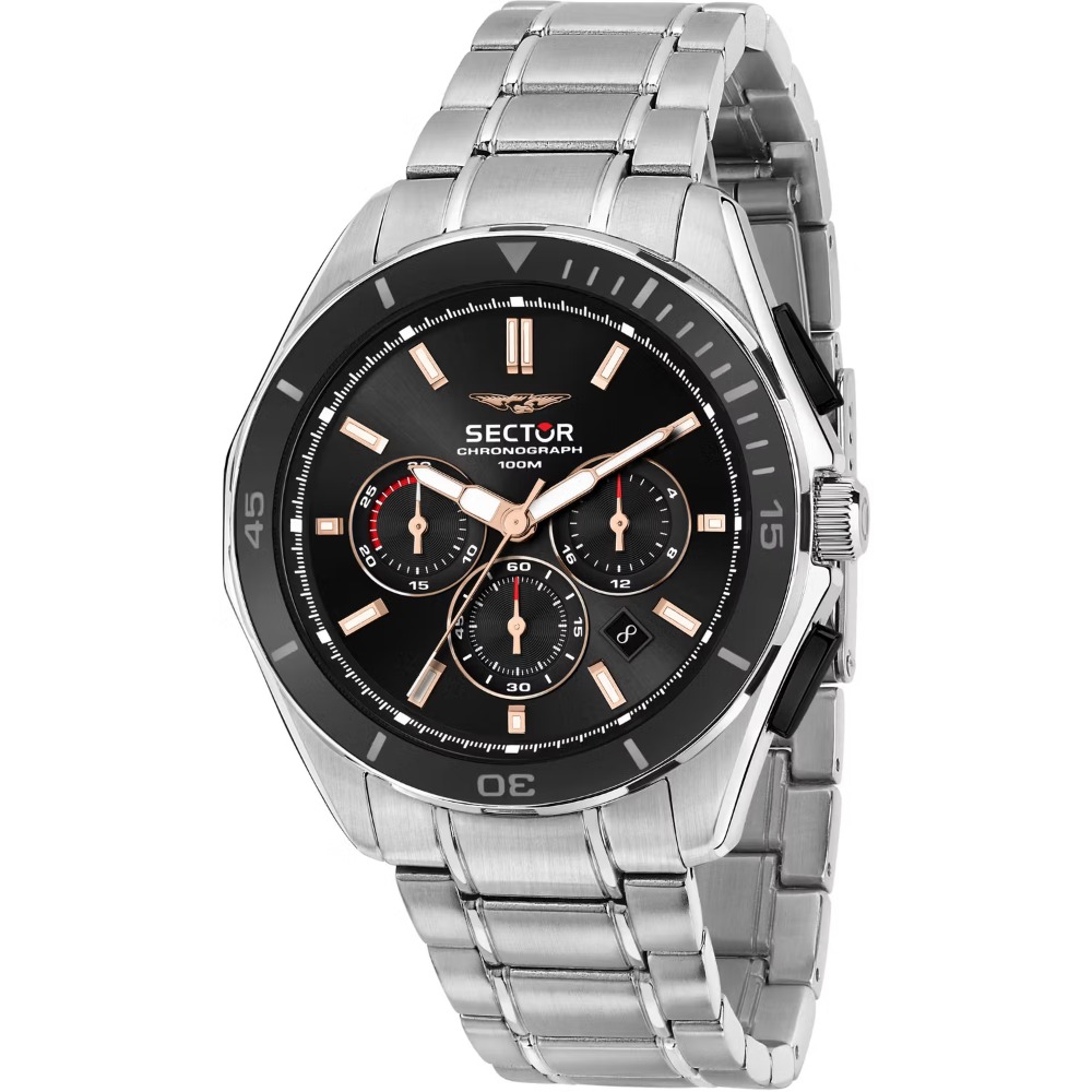Pánské hodinky Sector R3273636001 Serie 790 Chronograph Mens Watch 42mm 10ATM
