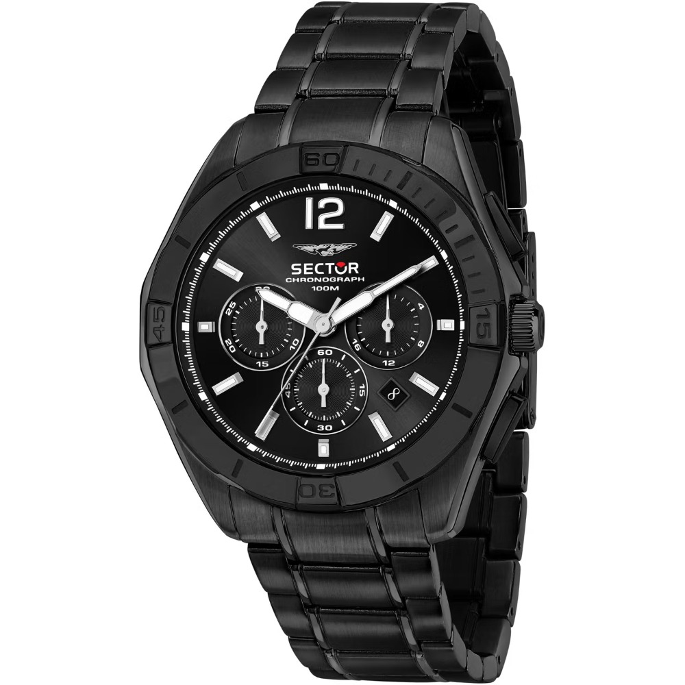 Pánské hodinky Sector R3273636002 Serie 790 Chronograph Mens Watch 42mm 10ATM