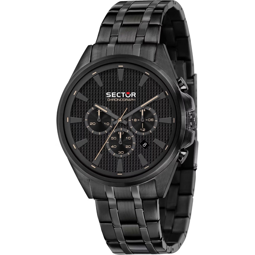 Pánské hodinky Sector R3273991001 Serie 280 Chronograph Mens Watch 44mm 5ATM