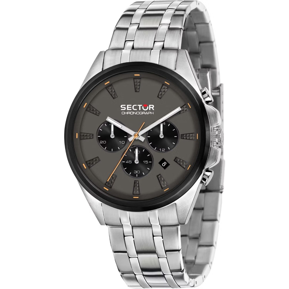Pánské hodinky Sector R3273991003 Serie 280 Chronograph Mens Watch 44mm 5ATM