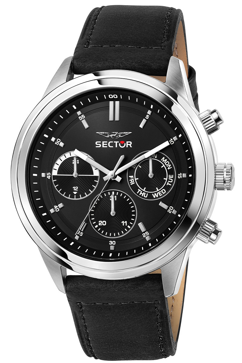 Pánské hodinky Sector R3251540003 Serie 670 Multifunction Mens Watch 45mm 5ATM