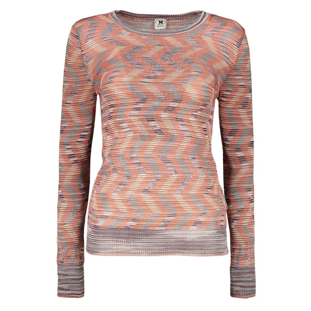 Dámský svetr Missoni DS22SN2GBK029F Barva: oranžová, Velikost: XL